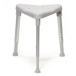 Siège de douche triangulaire EDGE gris