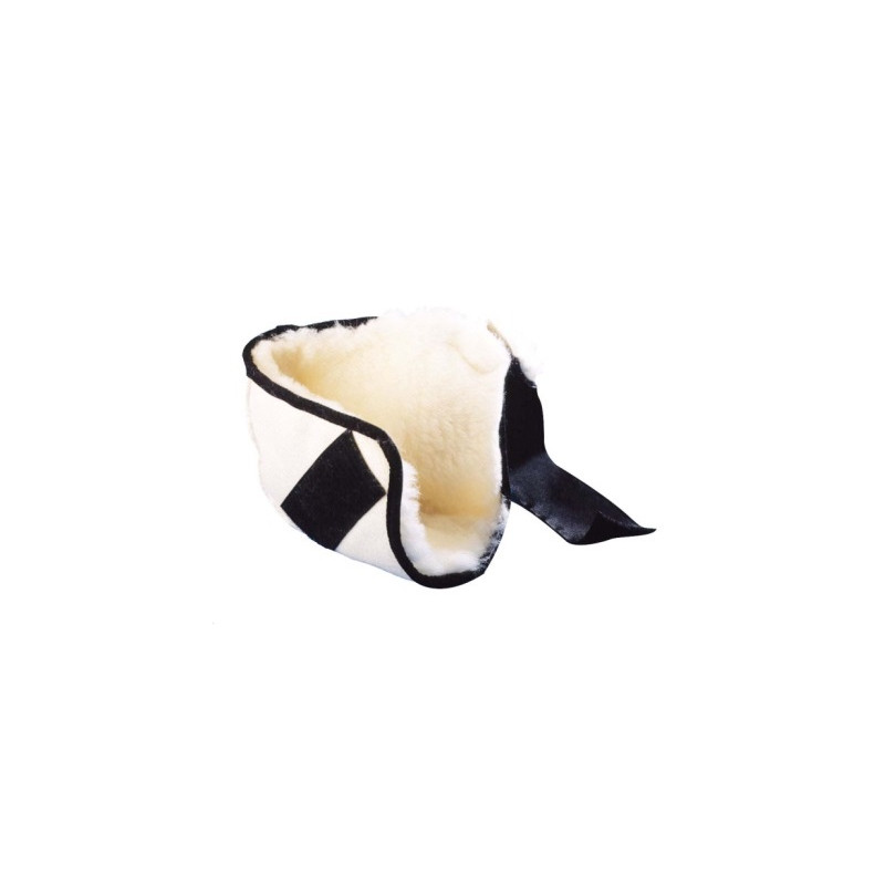 Talonnière en peau de mouton