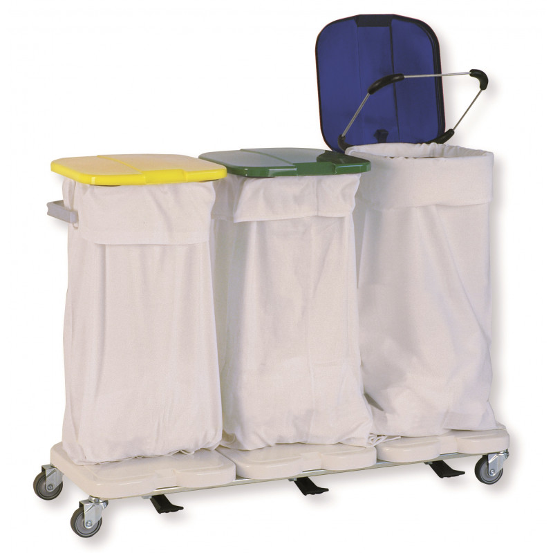 Sac à linge sale en tissu uni